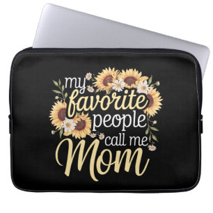 Mina favoriter kallar mig Mamma Laptop Fodral