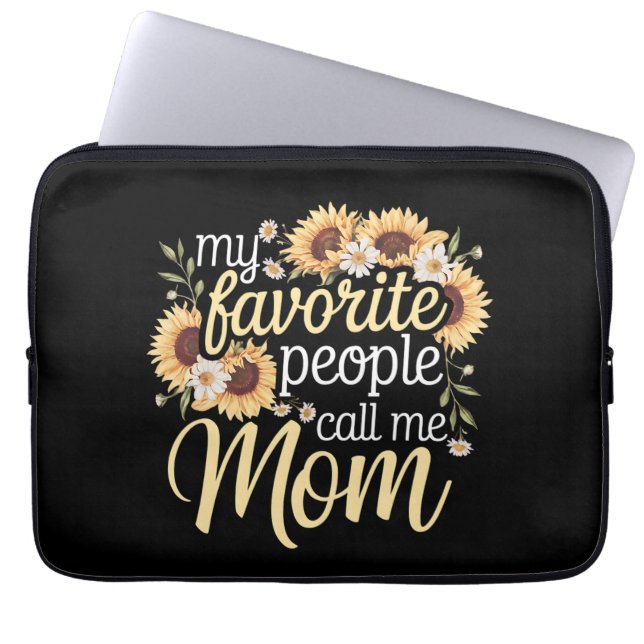 Mina favoriter kallar mig Mamma Laptop Fodral (Framsidan)