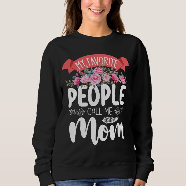 Mina favoriter kallar mig Mamma Mors dag-familjen T Shirt (Framsida)