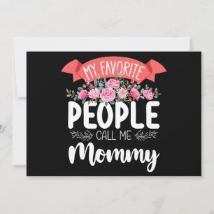 Mina favoriter kallar mig Mamma Mors dag Inbjudningar