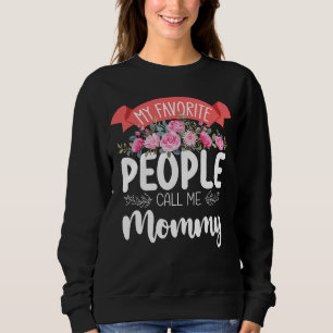 Mina favoriter kallar mig Mamma på mors dag T Shirt