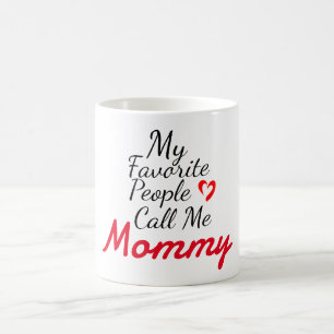 Mina favoriter kallar mig mamma, personalisera kaffemugg