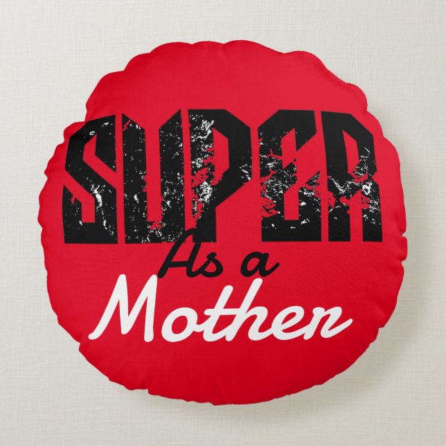 Mina favoriter kallar mig mamma, personalisera rund kudde (Framsidan)