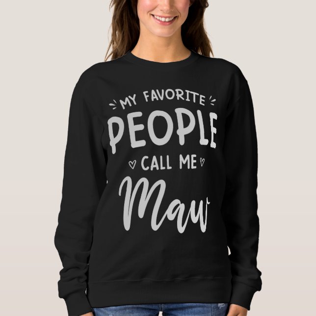 Mina favoriter kallar mig Maw Shirt Funny Mor T (Framsida)
