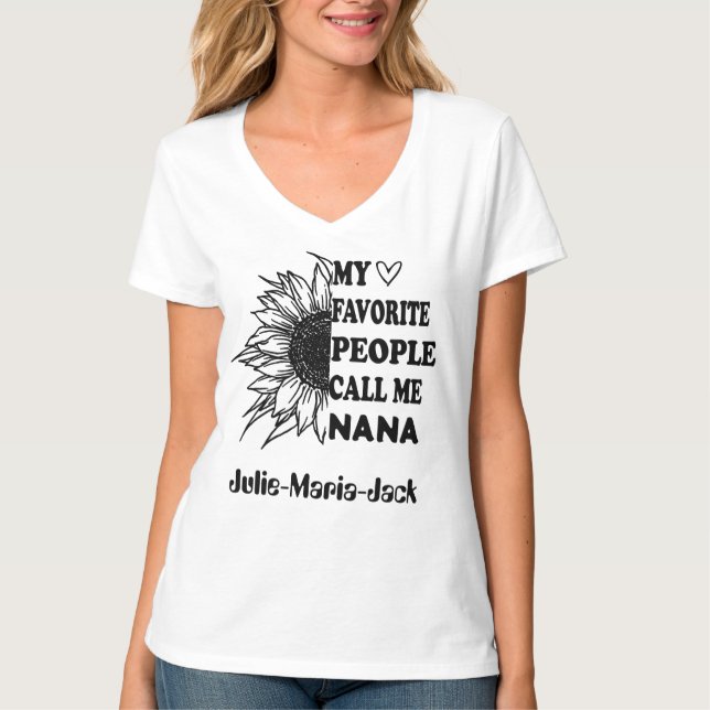 Mina favoriter kallar mig Mawmaw Queenie Oma Tutu T Shirt (Framsida)