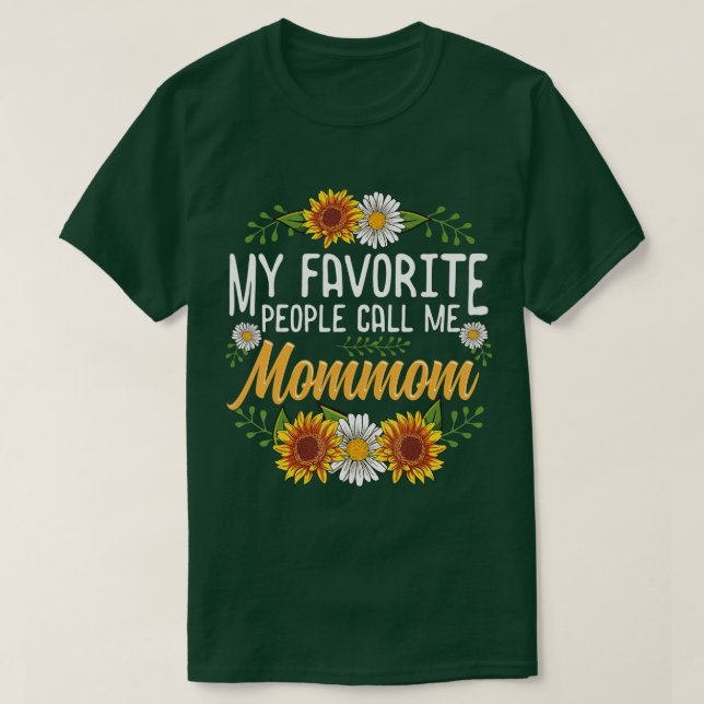 Mina favoriter kallar mig Mommom Mors dag Gif T Shirt (Design framsida)