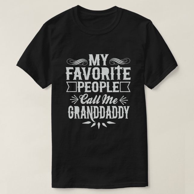 Mina favoriter kallar mig morfar - funny t shirt (Design framsida)