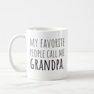 Mina favoriter kallar mig morfar kaffemugg