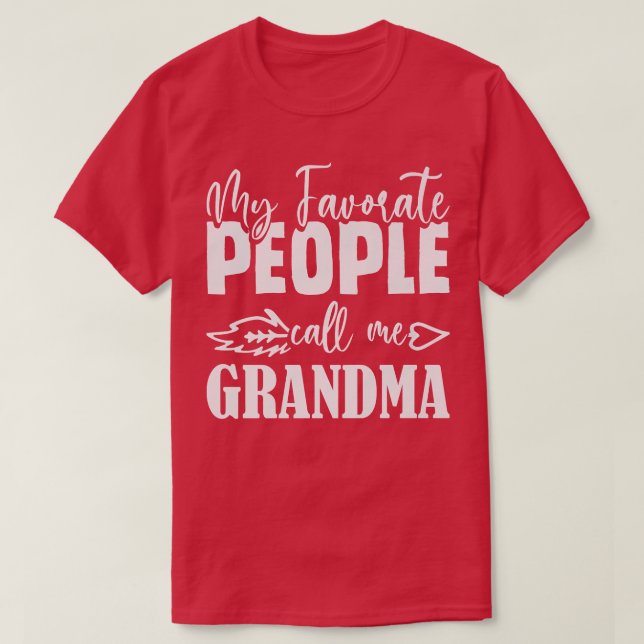 Mina favoriter kallar mig morma mormas favi t shirt (Design framsida)