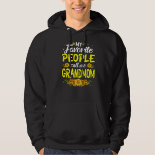 Mina favoriter kallar mig mormor Cute Mor Hoodie