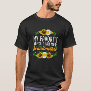 Mina favoriter kallar mig mormor Solros M T Shirt