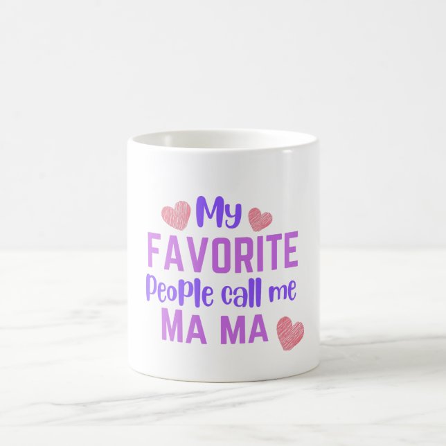 Mina favoriter kallar mig Morsa Morsa Kaffemugg (Center)