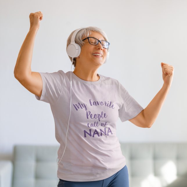 Mina favoriter kallar mig Nana Funny Grandma T Shirt (Skapare uppladdad)