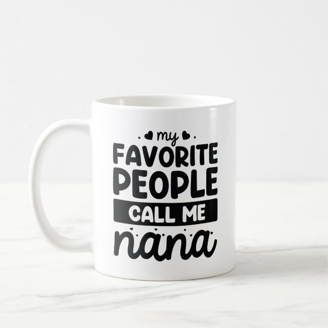 Mina favoriter kallar mig Nana Kaffemugg (Vänster)