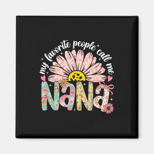 Mina favoriter kallar mig Nana Mors dag Girly Magnet