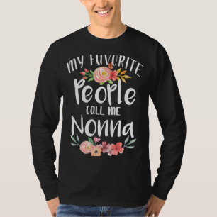 Mina favoriter kallar mig Nna Italienska mormor F T Shirt