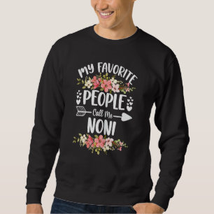 Mina favoriter kallar mig Noni Mor Da Lång Ärmad Tröja
