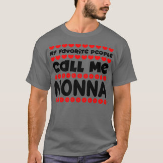 Mina favoriter kallar mig nonna t shirt