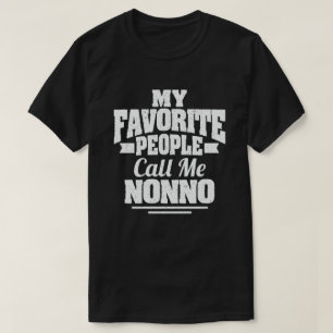 Mina favoriter kallar mig Nonno-fonen-farfar T Shirt