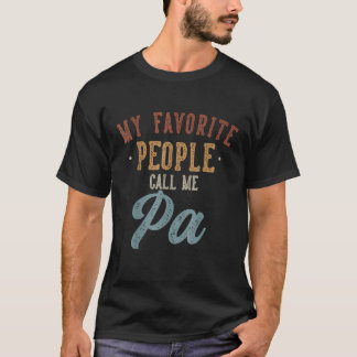 Mina favoriter kallar mig Pa Funny Pa Birthday T Shirt
