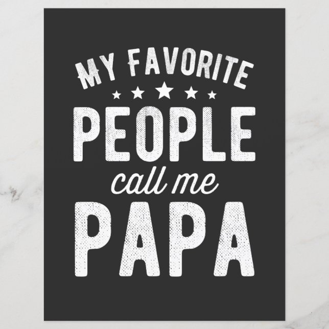 Mina favoriter kallar mig Pappa (Framsida)
