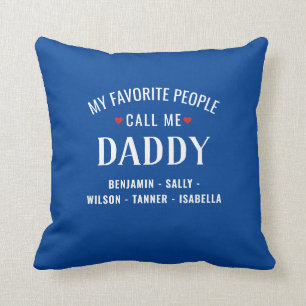 Mina favoriter kallar mig pappa eller eget namn kudde