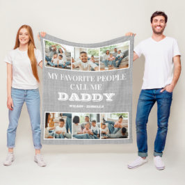 Mina favoriter kallar mig pappa Fars dag Fleecefilt