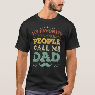 Mina favoriter kallar mig Pappa Fars dag Gift T Shirt