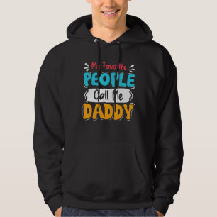 Mina favoriter kallar mig pappa Fars dag Manar Hoodie