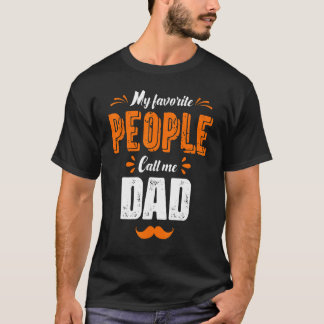 Mina favoriter kallar mig Pappa Fars dag T Shirt
