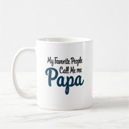 Mina favoriter kallar mig Pappa | Funny Pappa Kaffemugg