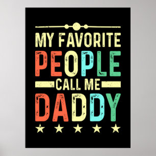 Mina favoriter kallar mig pappa poster