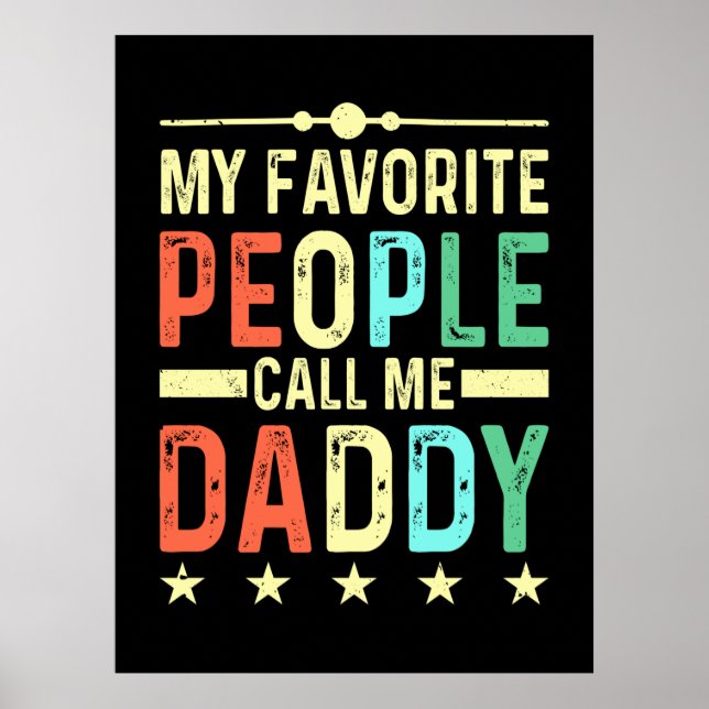 Mina favoriter kallar mig pappa poster (Framsidan)