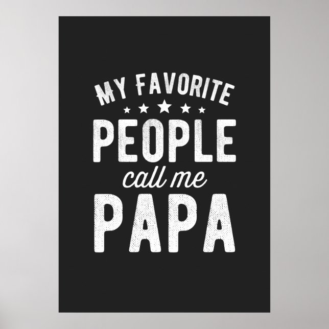 Mina favoriter kallar mig Pappa Poster (Framsidan)