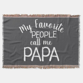 Mina favoriter kallar mig Pappa Svart och Vitt Filt