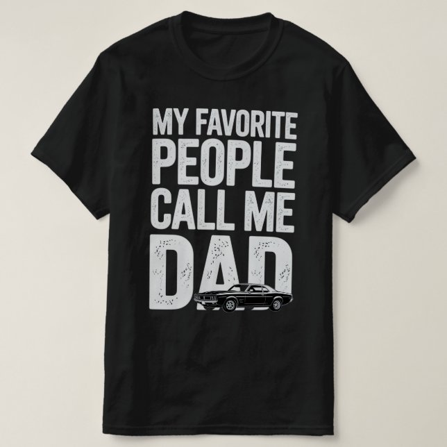 Mina favoriter kallar mig Pappa T Shirt (Design framsida)