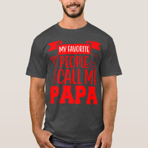 Mina favoriter kallar mig pappa t shirt