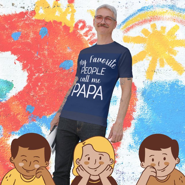 Mina favoriter kallar mig Pappa T-Shirt (Skapare uppladdad)