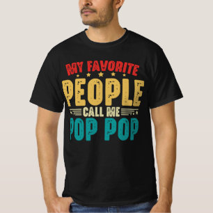 Mina favoriter kallar mig Pop Fars dag T Shirt