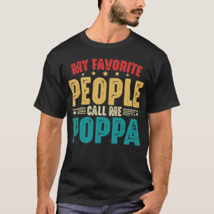 Mina favoriter kallar mig Poppa Fars dag T Shirt