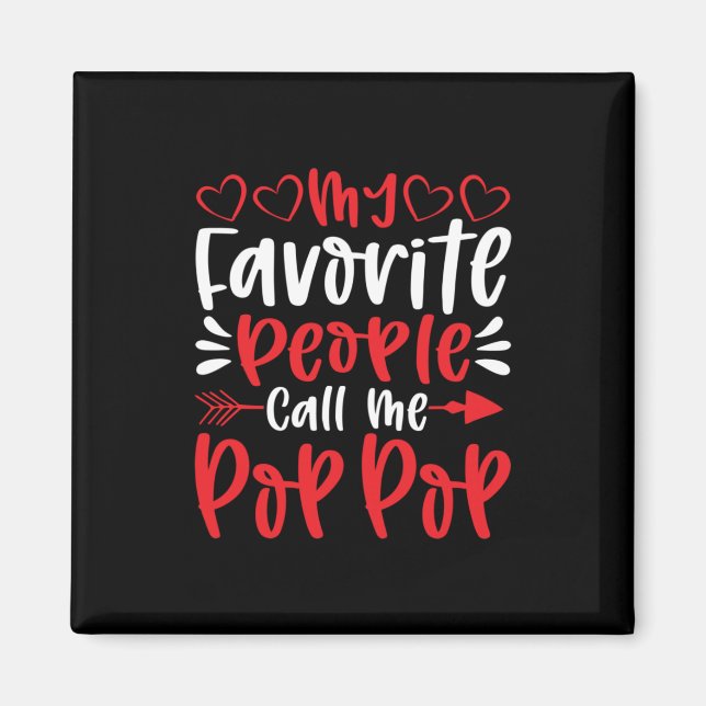 Mina favoriter kallar mig Poppop Magnet (Framsidan)