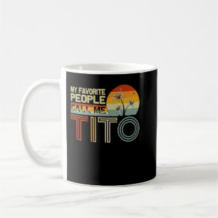 Mina favoriter kallar mig Tito Vintage Retro Funn Kaffemugg