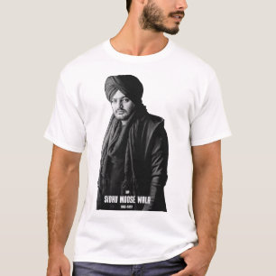 Mina favoriter Punjabi Sidhu Music Moose Wala T Shirt