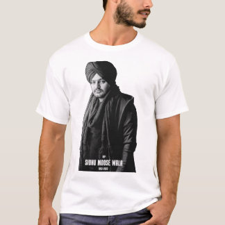 Mina favoriter Punjabi Sidhu Music Moose Wala T Shirt