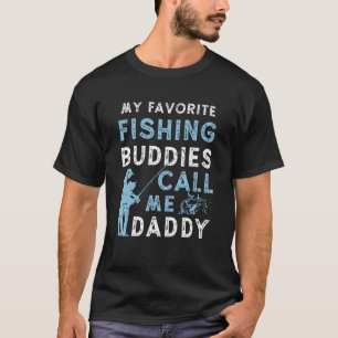 Mina favoritfiskedagar kallar mig pappa Far T Shirt