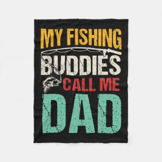 Mina favoritfiskedagar kallar mig Pappa Fiskare Fleecefilt