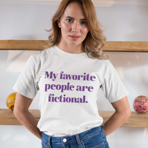 Mina favoritfolk är fiktiva t shirt