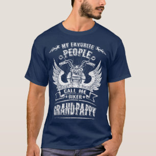 Mina favoritfolk kallar mig Biker morpappy Manar M T Shirt