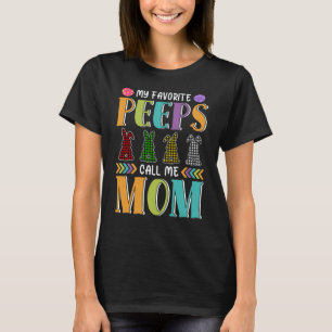 Mina favoritfolk kallar mig mamma påsk mamma-gåva  t shirt