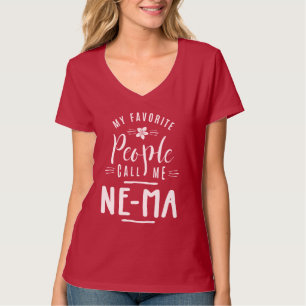 Mina favoritfolk kallar mig Ne-Morsa - mormor Gift T Shirt